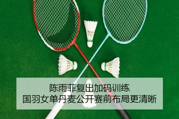 陈雨菲复出加码训练 国羽女单丹麦公开赛前布局更清晰（TIANBOSPORTS）